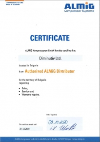 Official dealer of compressor equipment ALMiG